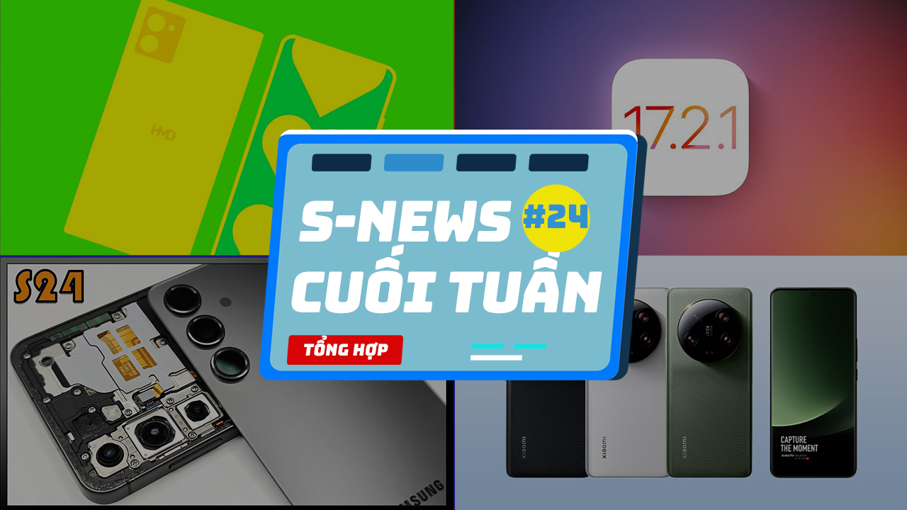 S-News Cuối Tuần #24: Apple chặn người dùng hạ cấp về iOS 17.2.1, tạm biệt huyền thoại Nokia!!!!